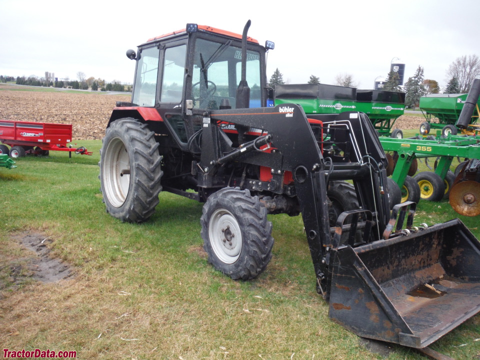 Belarus 5260 with front-end loader.