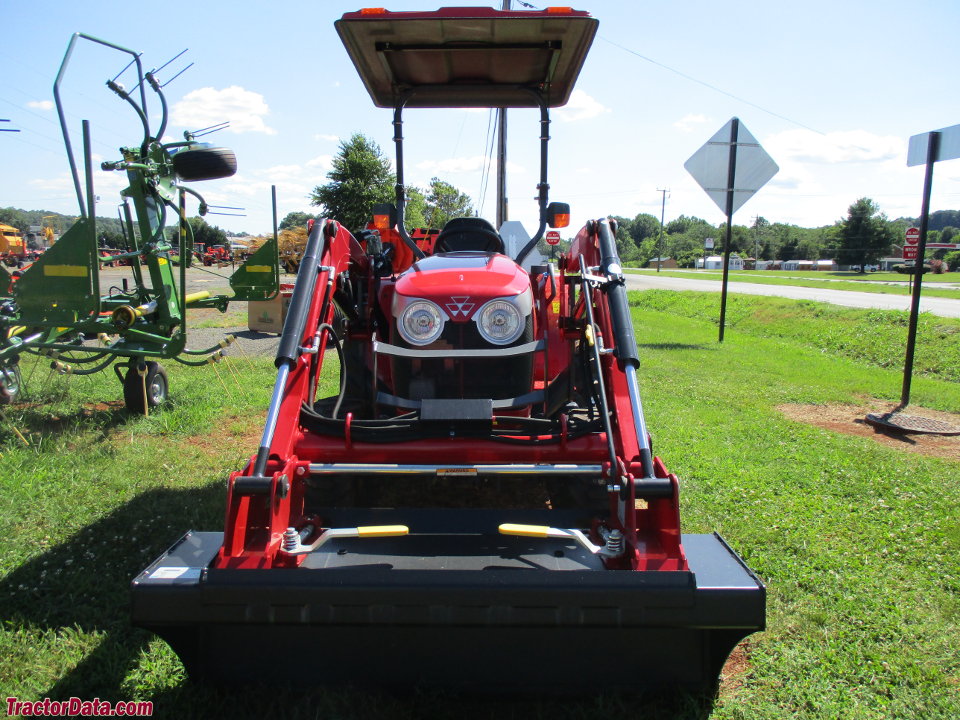 Massey Ferguson 1739E with L105E front-end loader.