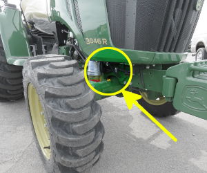 John Deere 3046R serial number location