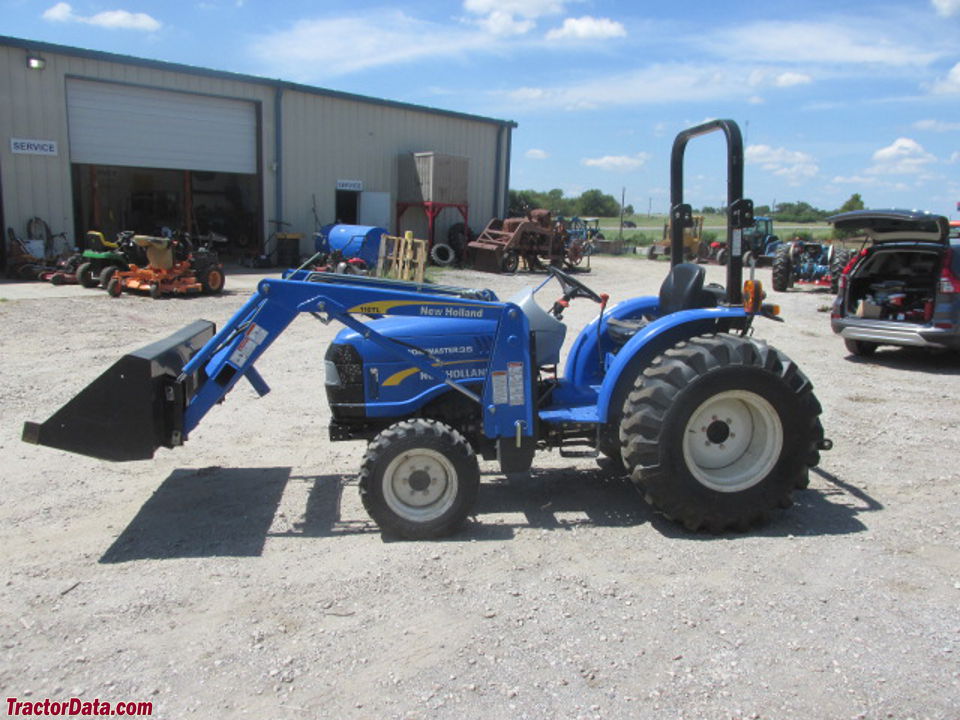 New Holland Workmaster 35 with 110TL front-end loader.