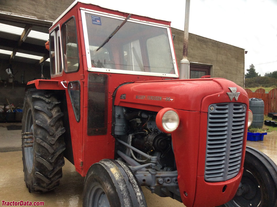 Massey Ferguson 35 with cab.