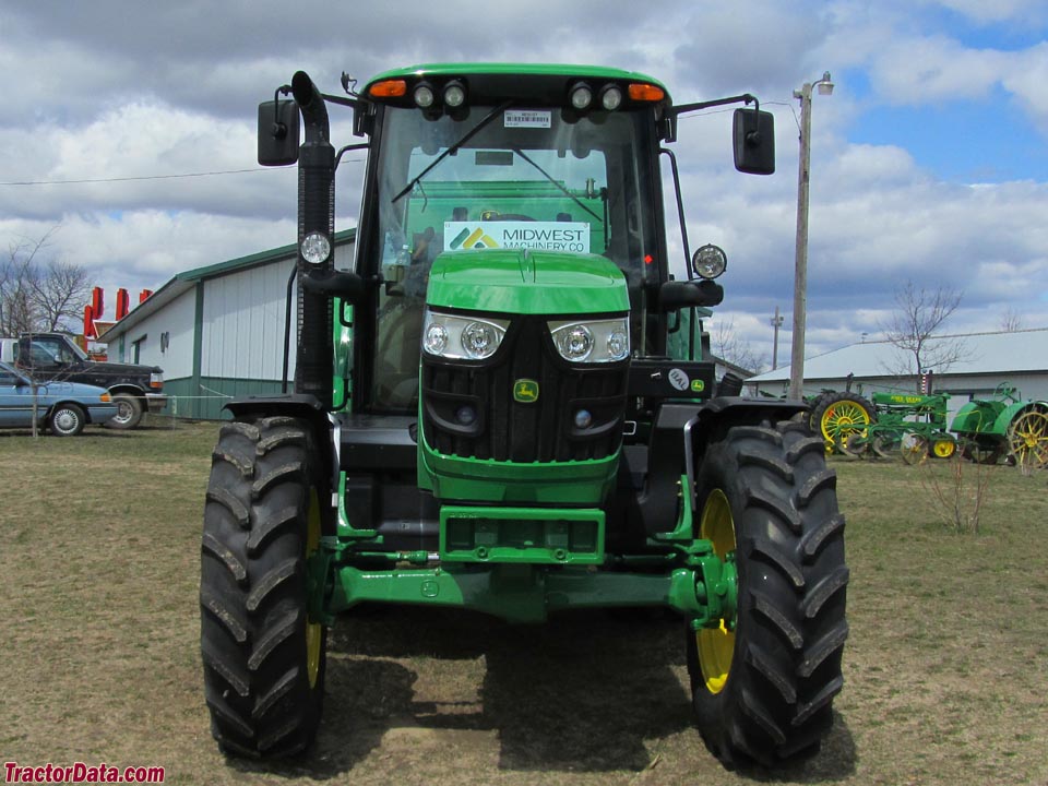 John Deere 6125M with cab.