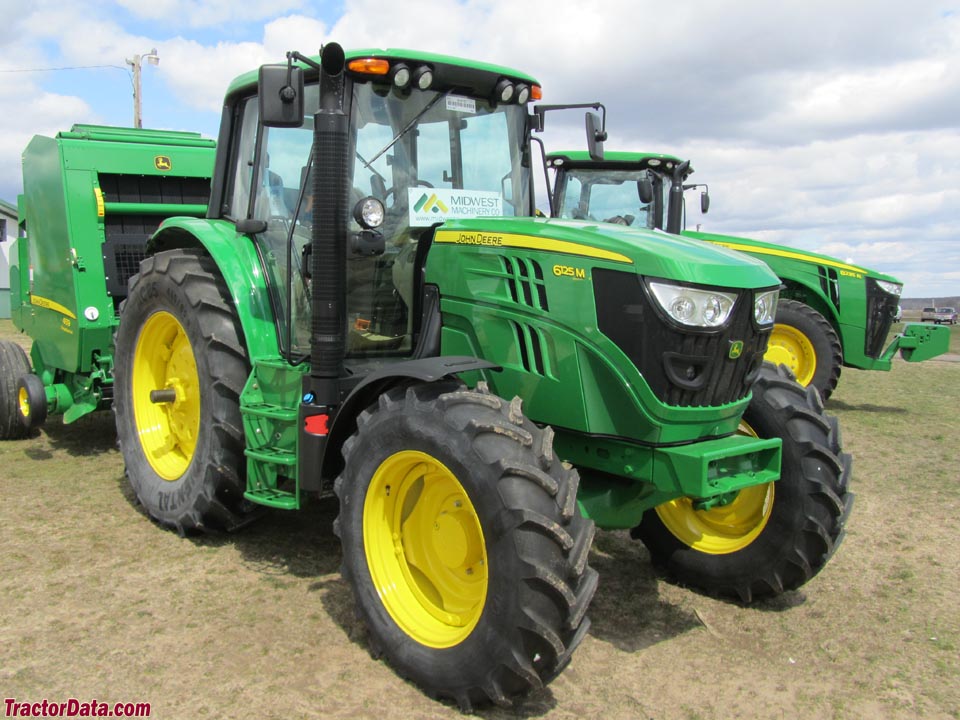 John Deere 6125M with cab.