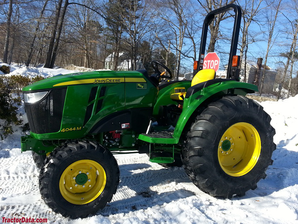 Jon Deere 4044M, left side.