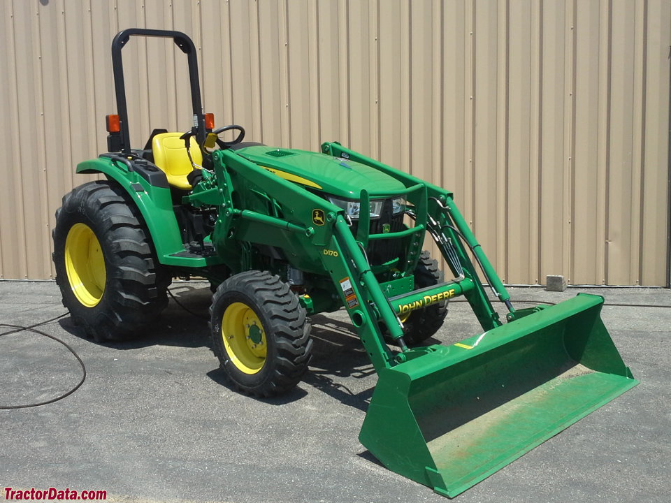 John Deere 4066M with D170 front-end loader.