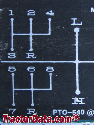 Ford 5000 transmission controls