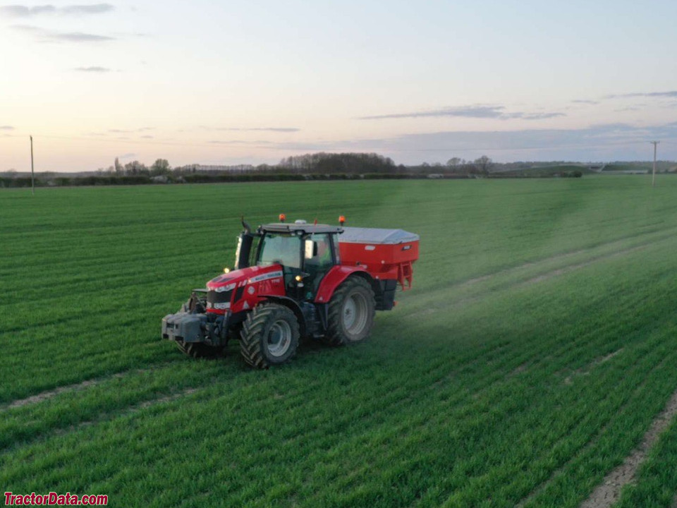 Massey Ferguson 7718, left side.