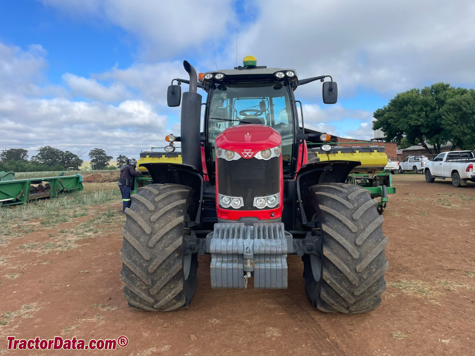 Massey Ferguson 7720 row-crop tractor.