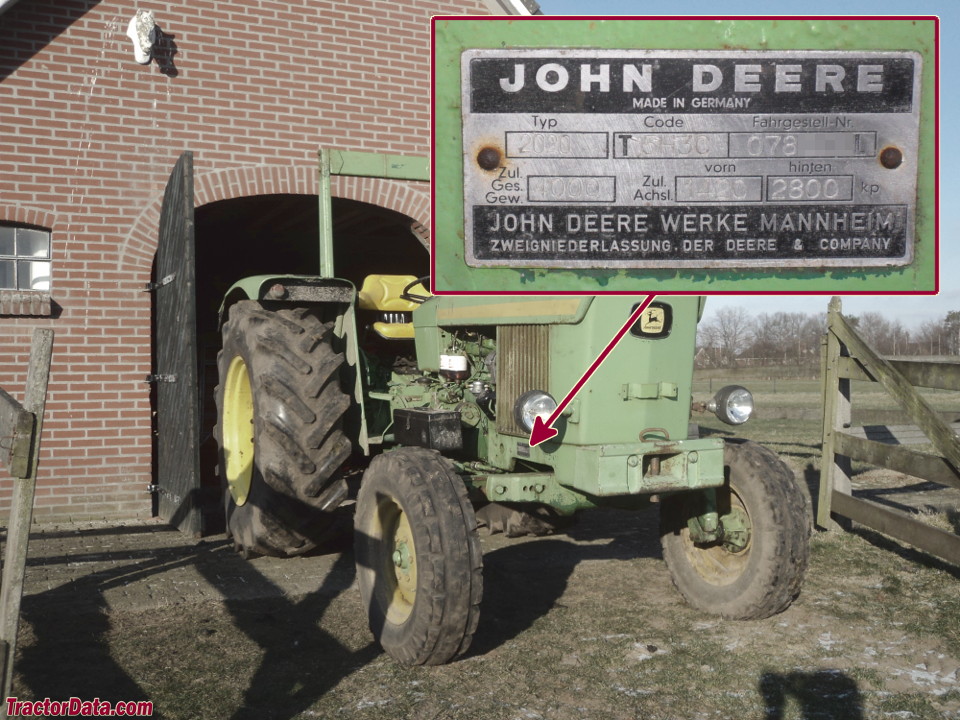 john deere serial number lookup 2150