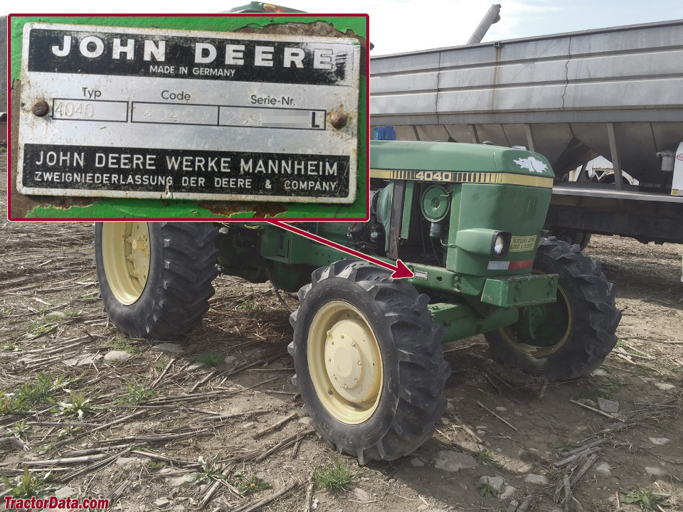 John Deere 4040S 4240S Traktor Betriebsanleitung ca 83 
