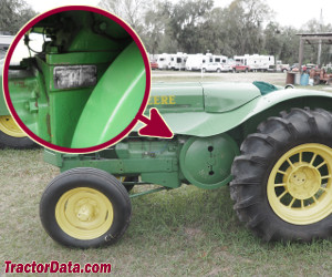 John Deere AOS serial number location