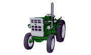 Oliver 1255 tractor photo