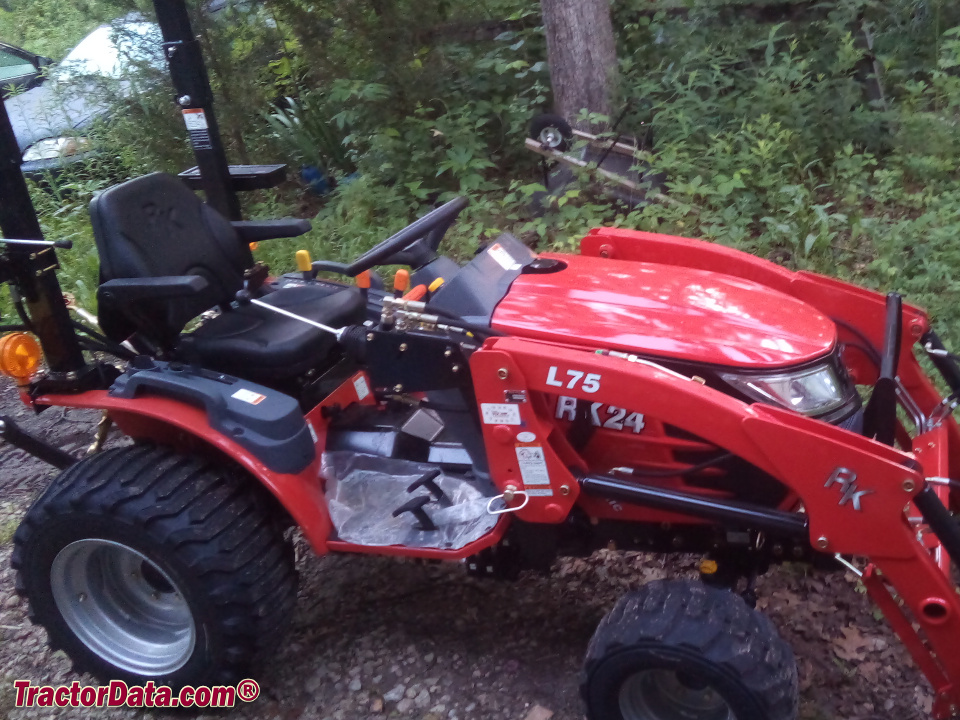 Right side of the RK24H compact utility tractor.