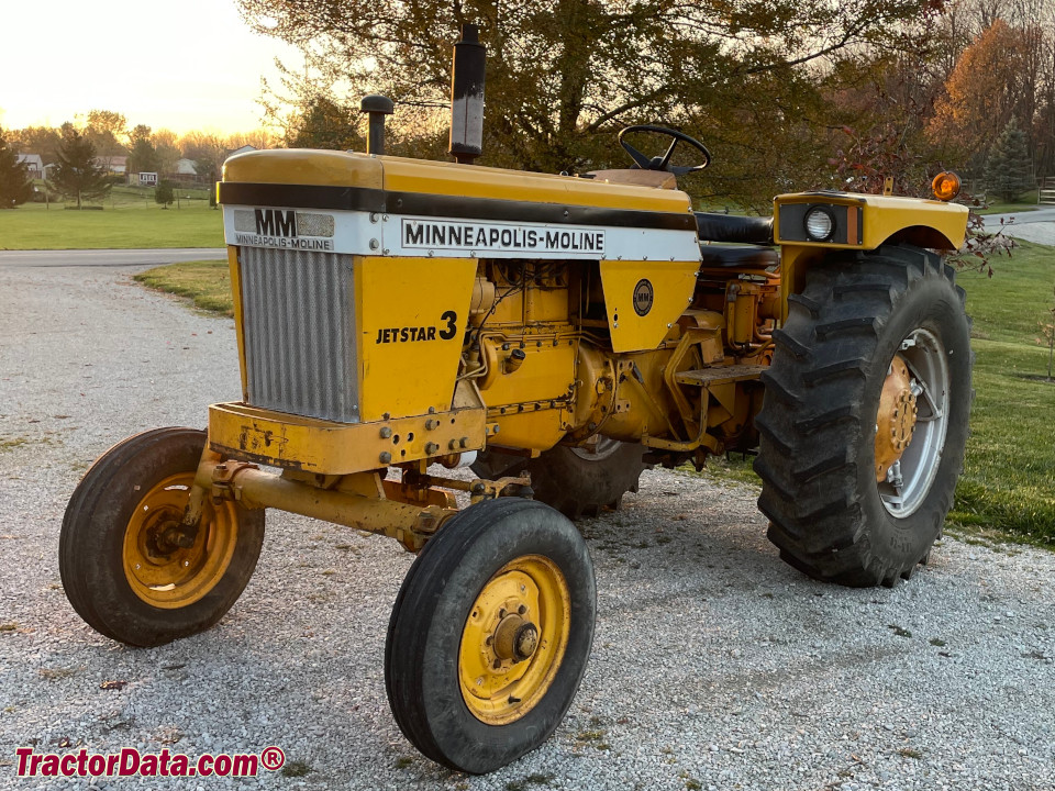 Minneapolis-Moline Jet Star 3 tractor.