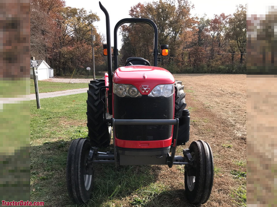 Massey Ferguson 2605H with two-wheel drive.