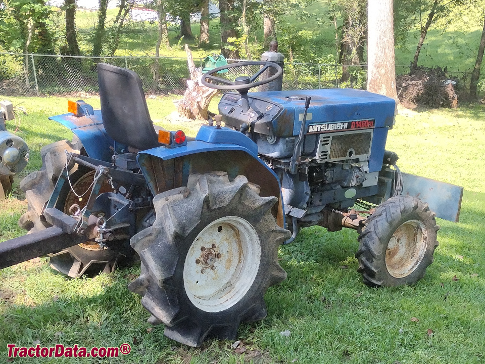 Mitsubishi 1450FD compact utility tractor.