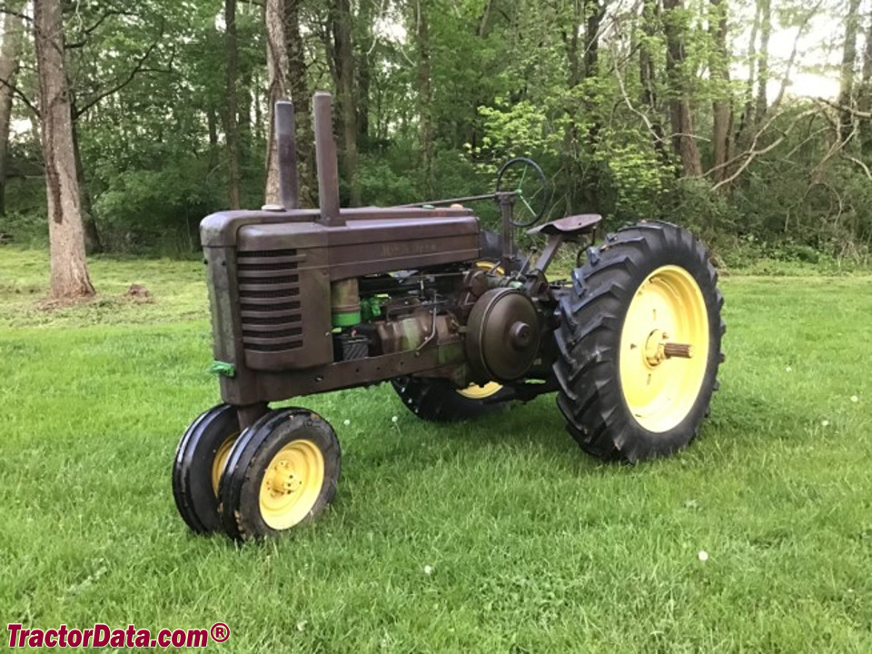 1945 John Deere model GM tractor.