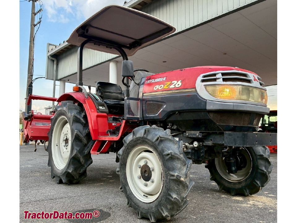 Mitsubishi GO26 compact utility tractor.