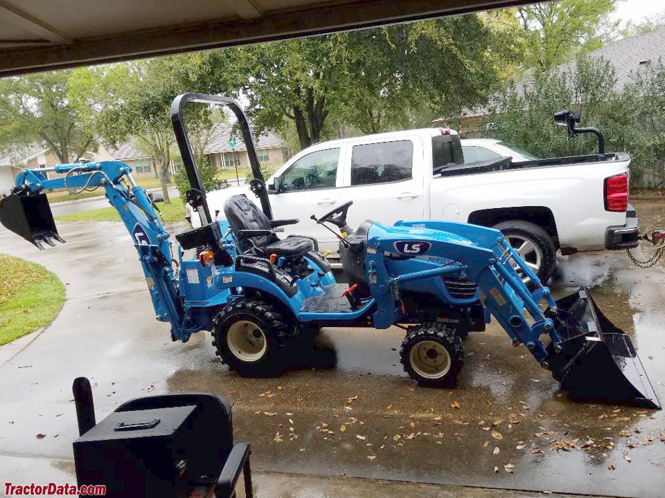 LS MT125 with loader and backhoe.