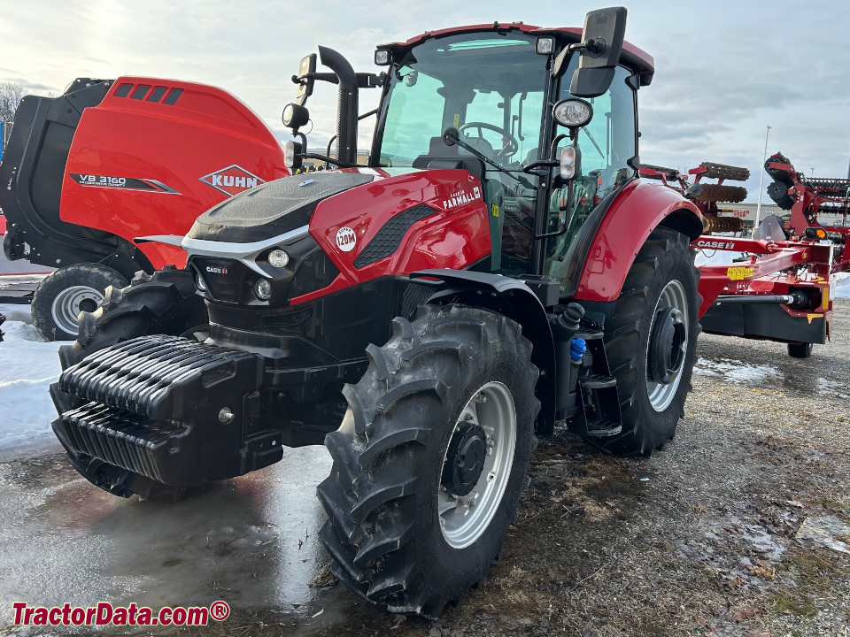 Case IH Farmall Super 120M utility tractor.