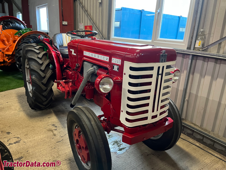 International McCormick F-240 vineyard tractor.