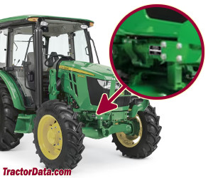 John Deere 5060E serial number location