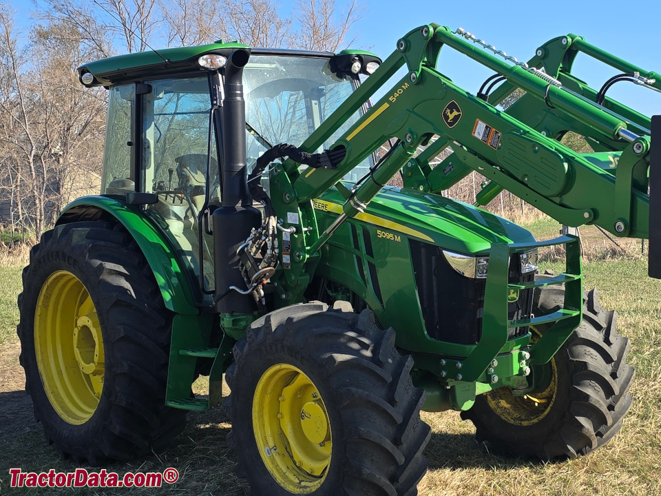 2024 John Deere 5095M utility tractor with 540M front-end loader.