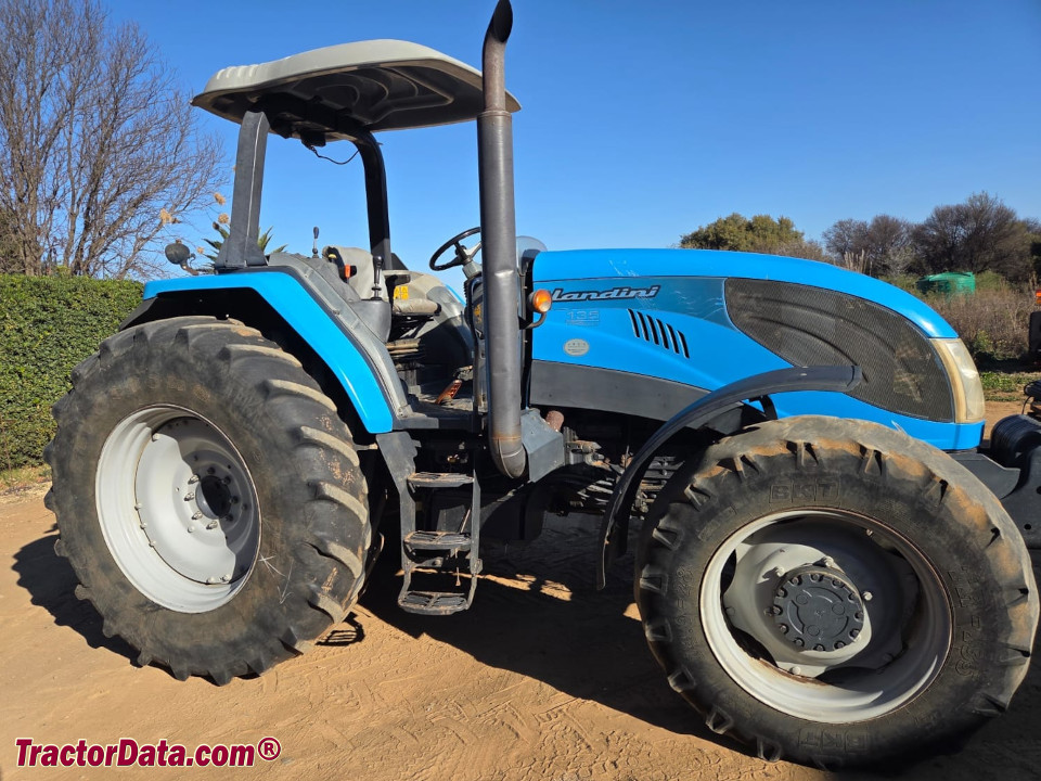 Landini Landpower 135 row-crop tractor, right side.