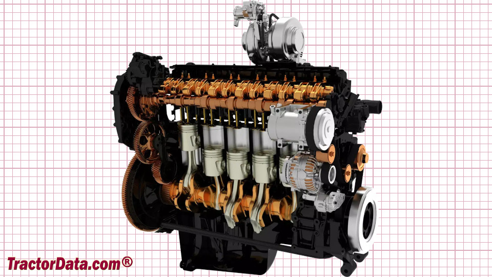 CaseIH Magnum 355 Rowtrac engine image