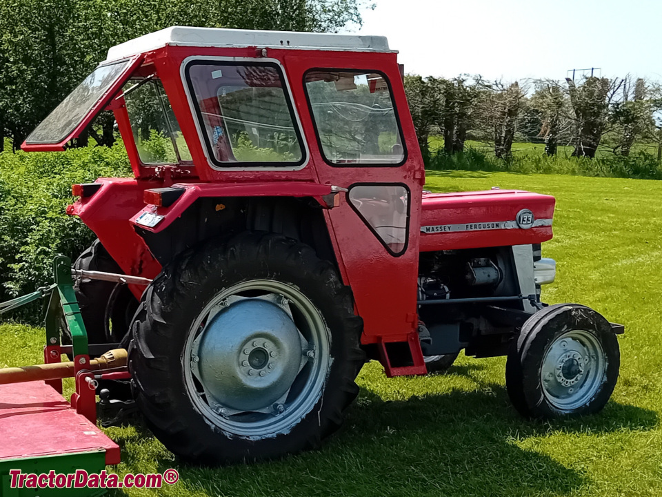 Massey Ferguson 133 Westland tractor, right side.