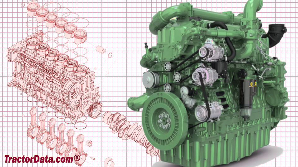 John Deere 9RX 770 engine image