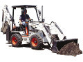 Bobcat B250 backhoe-loader tractor