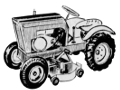 Burns lawn tractors logo