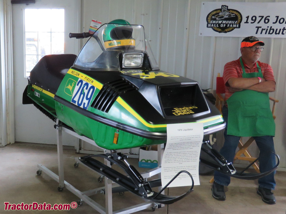 1976 John Deere Liquidator snowmobile.