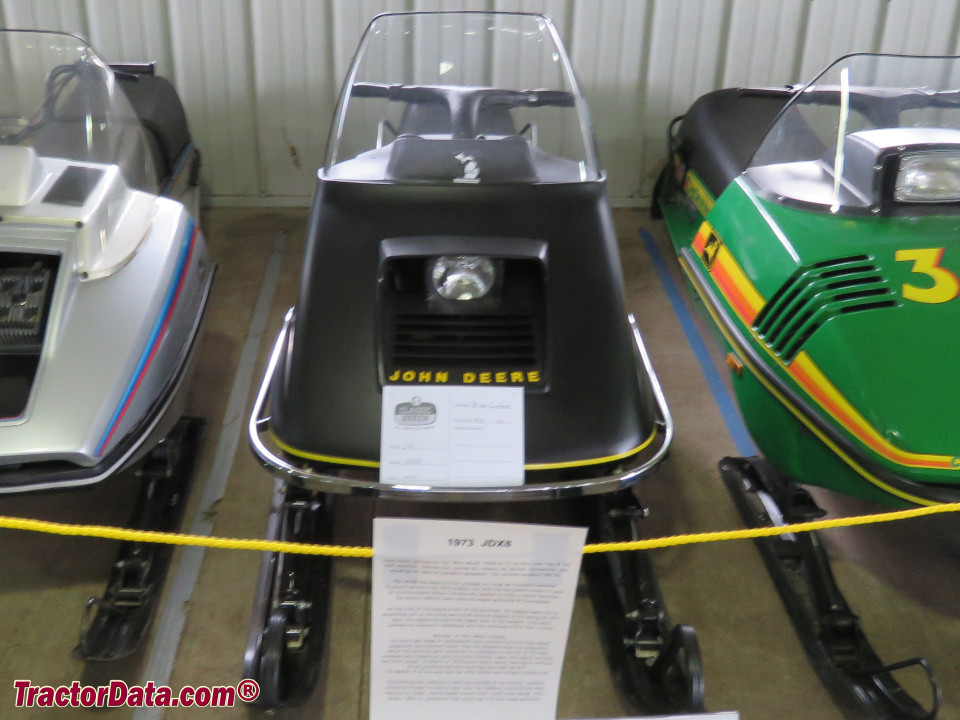 1973 John Deere JDX8 snowmobile.