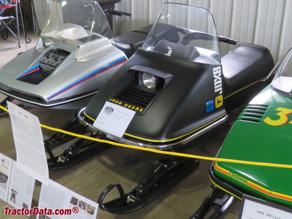 1973 John Deere JDX8 snowmobile.
