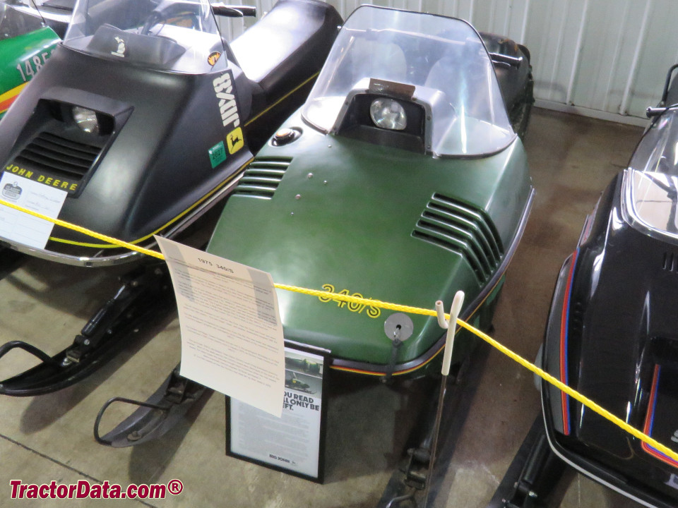 1975 John Deere 340/S snowmobile.