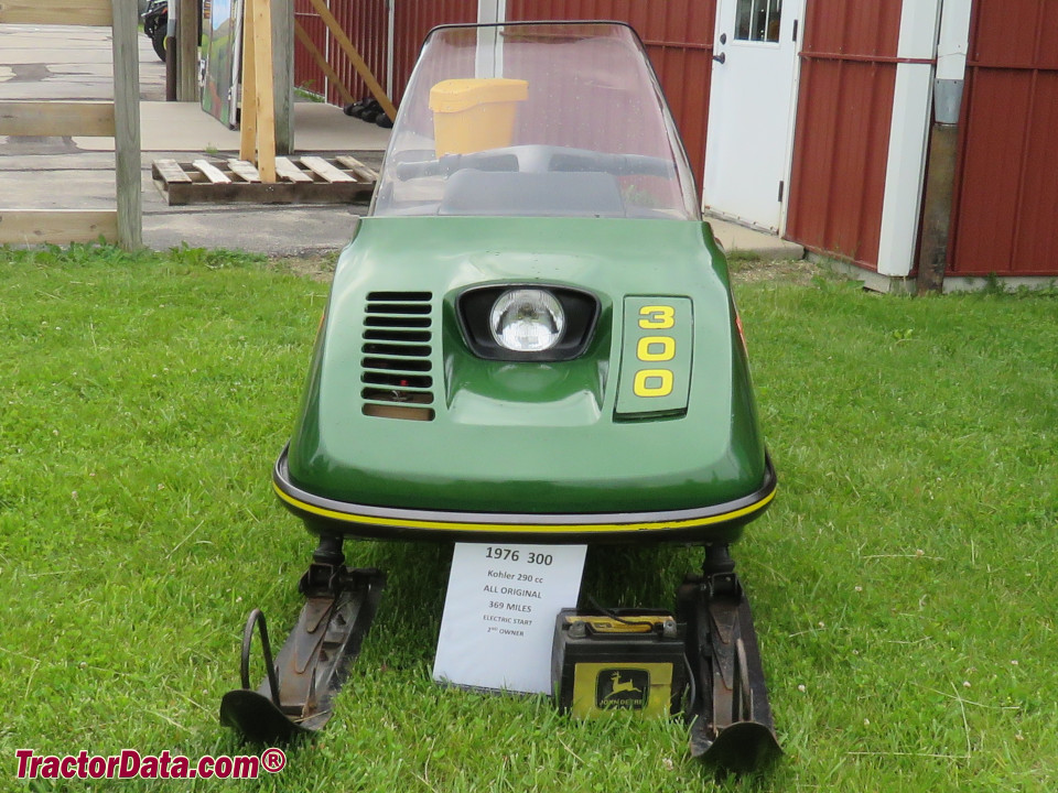 1976 John Deere 300 snowmobile.