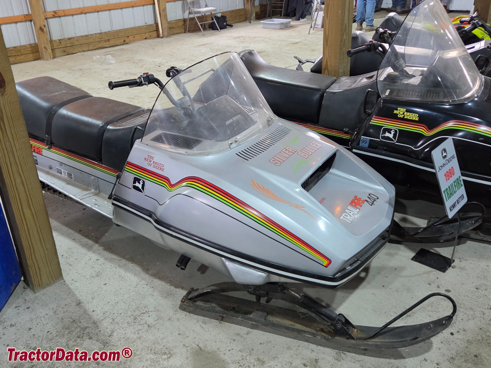 1980 John Deere Trailfire 440 snowmobile.