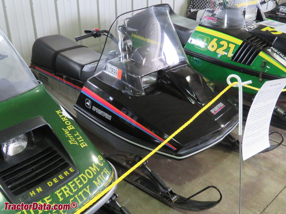1983 John Deere Sprintfire snowmobile.